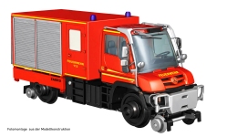 Hobbytrain H43203S - H0 - Zweiwege Unimog U423 Feuerwehr, Ep. VI - DC-Sound